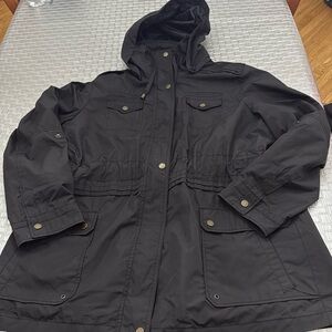 APT 9 black rain/spring jacket size xl